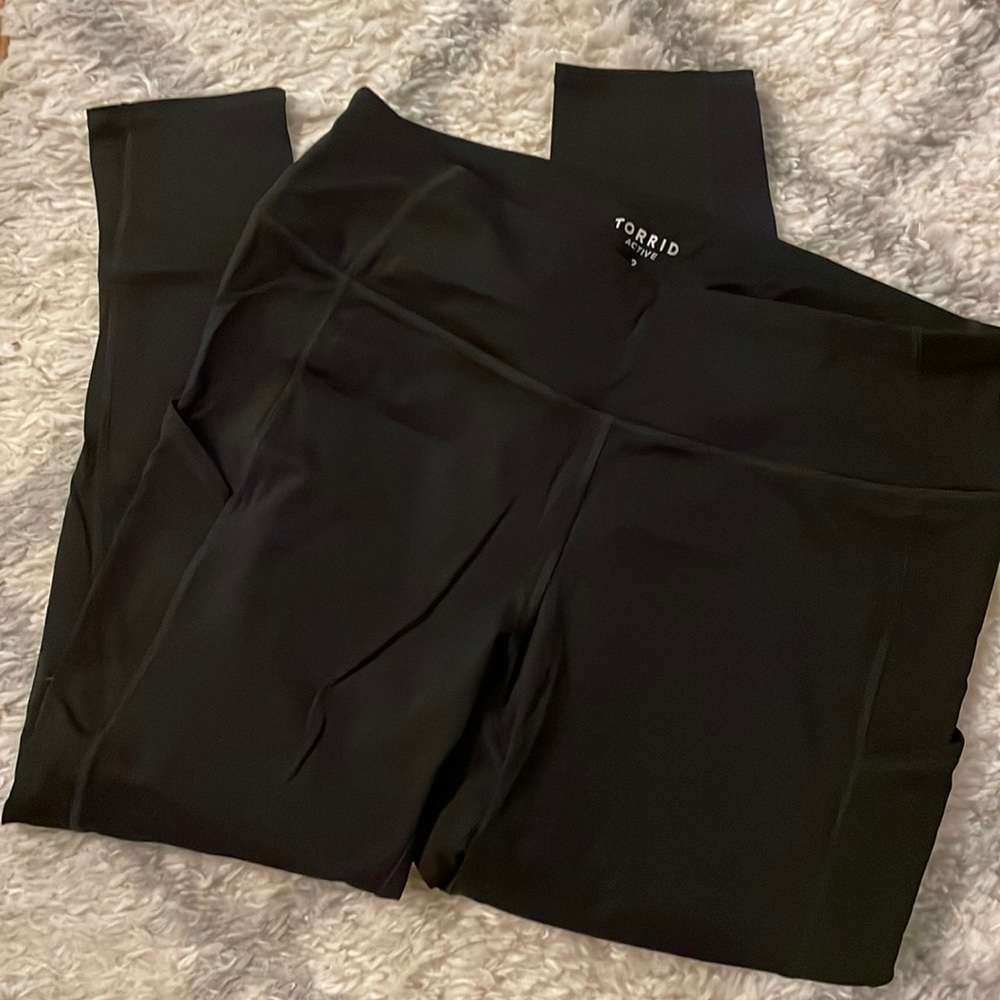 Torrid Active Full Length Black Leggings